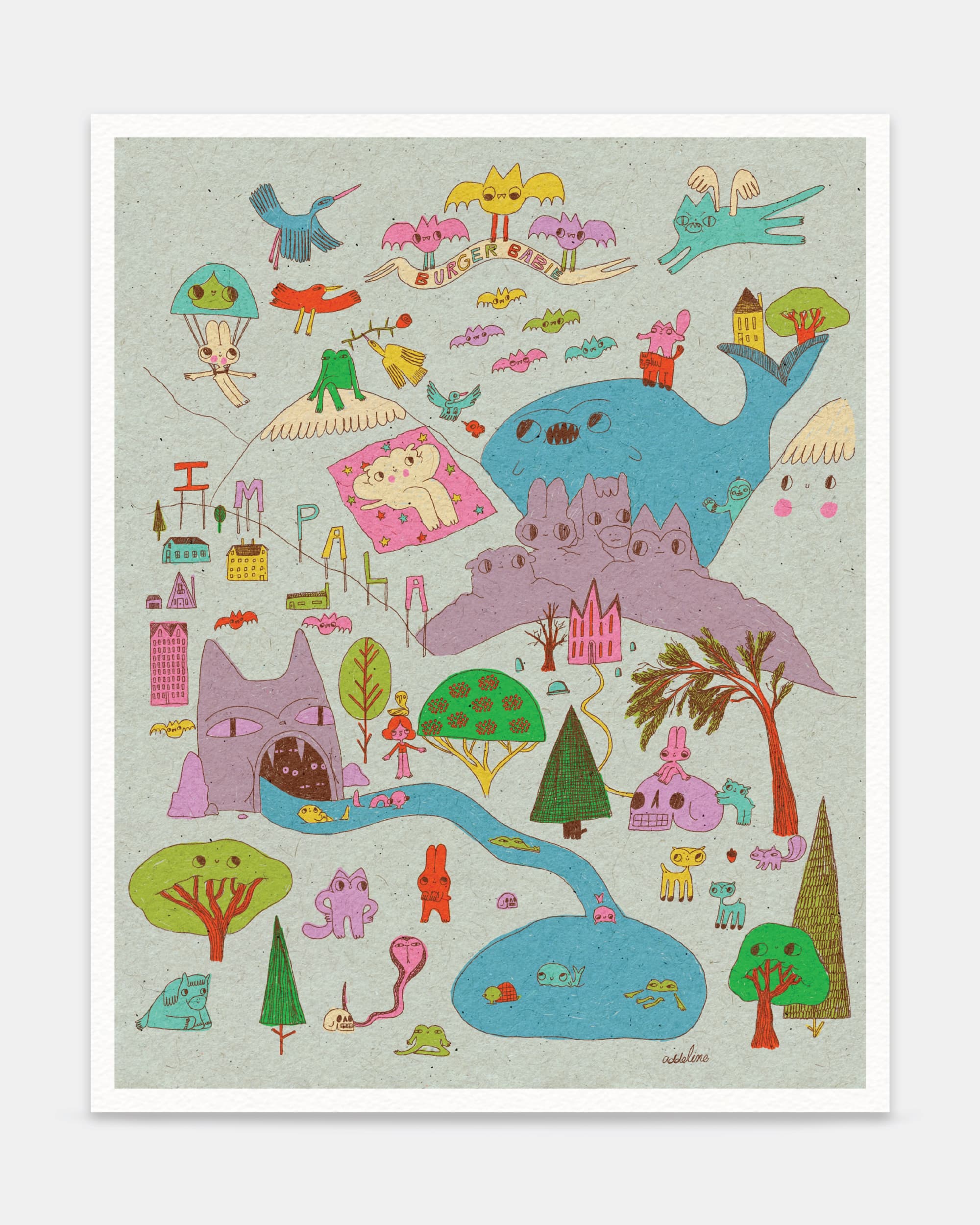 Impala X Burger Babie Print - Radical Hill *Limited Edition