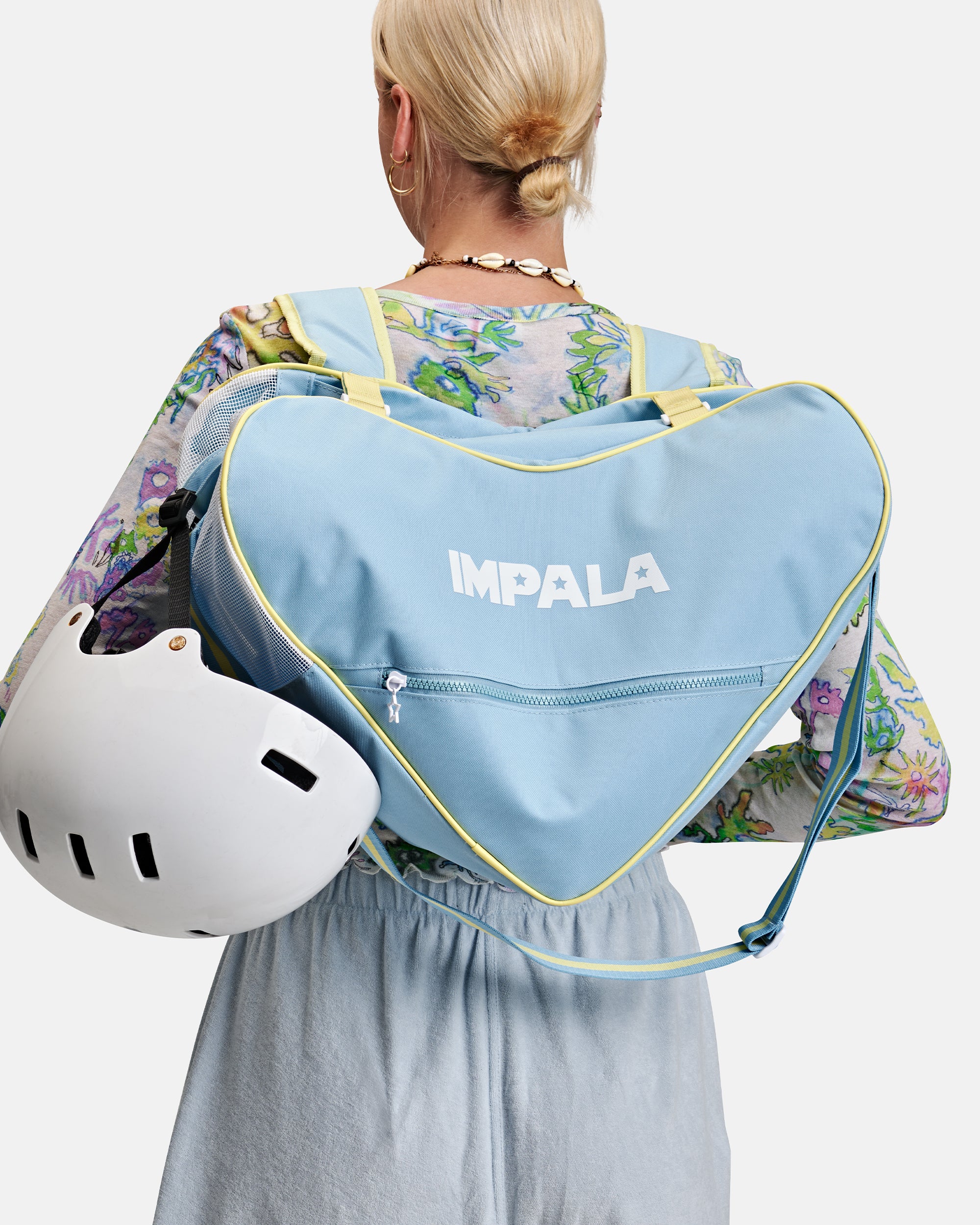 Impala Skate Bag - Sky Blue/Yellow - Image 5